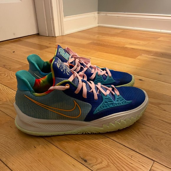 Nike Kyrie 4 Low Keep Sue Fresh Shoes CW3985 401 Racer Chlorine Blue Sz 11 main image 4